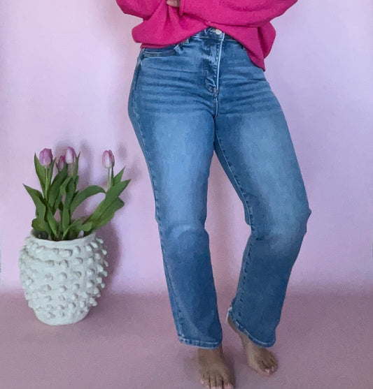 Risen High Rise Straight Jean