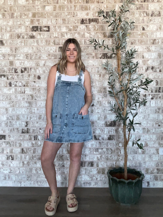 Mini Overall Dress